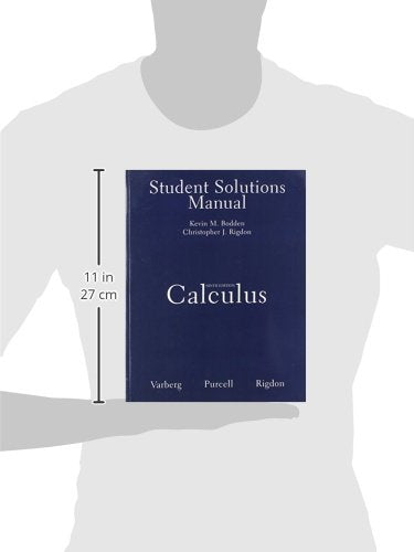 Student Solutions Manual for Calculus