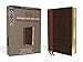 NIV, Personal Size Reference Bible, Large Print, Leathersoft, Tan/Brown, Red Letter, Comfort Print