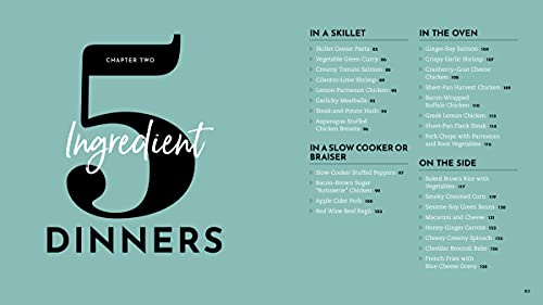 Dinner Then Dessert: Satisfying Meals Using Only 3, 5, or 7 Ingredients