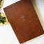 NIV, Quest Study Bible, Large Print, Leathersoft, Brown, Comfort Print: The Only Q and A Study Bible