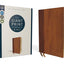 NIV, Giant Print Compact Bible, Leathersoft, Brown, Red Letter, Comfort Print