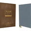 NASB, Thinline Bible, Large Print, Genuine Leather, Buffalo, Blue, Red Letter, 1995 Text, Comfort Print