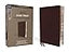 NIV, Reference Bible, Giant Print, Bonded Leather, Burgundy, Red Letter, Thumb Indexed, Comfort Print