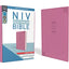 NIV, Value Thinline Bible, Large Print, Leathersoft, Pink, Comfort Print