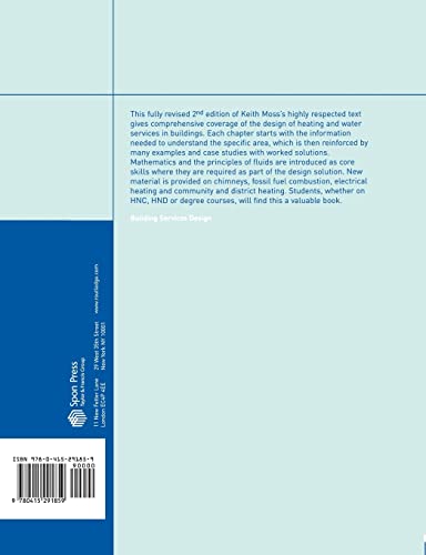 Heating and Water Services Design in Buildings