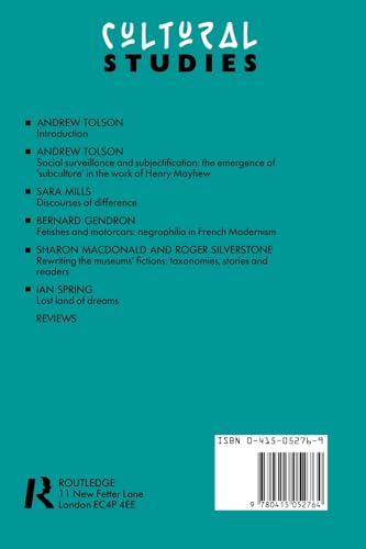 Cultural Studies: Volume 4, Issue 2