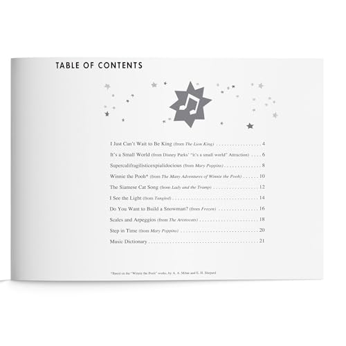 PreTime Piano Disney - Beginner Piano Songbook  Easy Disney Sheet Music for Kids and Students  Primer Level Arrangements from Frozen, The Lion King, Mary Poppins, Tangled, and More