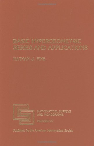 Basic Hypergeometric Series and Applications (Mathematical Surveys & Monographs)