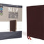 NIV, Thinline Reference Bible (Deep Study at a Portable Size), Bonded Leather, Burgundy, Red Letter, Comfort Print