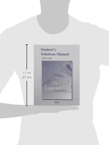 Student's Solutions Manual for Elementary Statistics