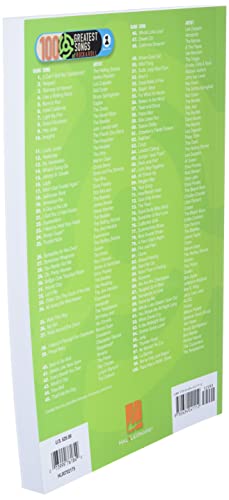 VH1's 100 Greatest Songs of Rock & Roll: Easy Guitar with Notes & Tab Edition