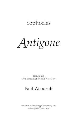 Antigone (Hackett Classics)