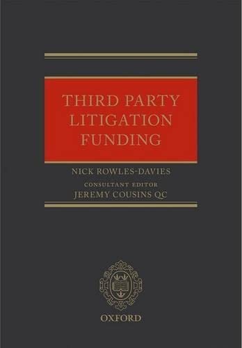Third Party Litigation Funding
