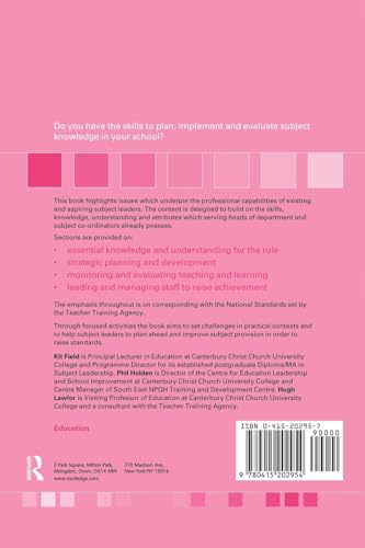 Effective Subject Leadership