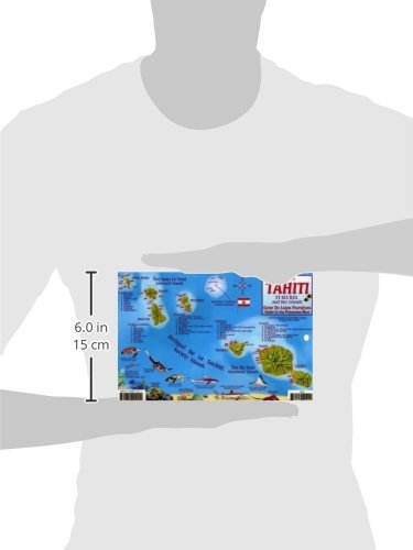 Tahiti & Society Islands Dive Map & Reef Creatures Guide Franko Maps Laminated Fish Card