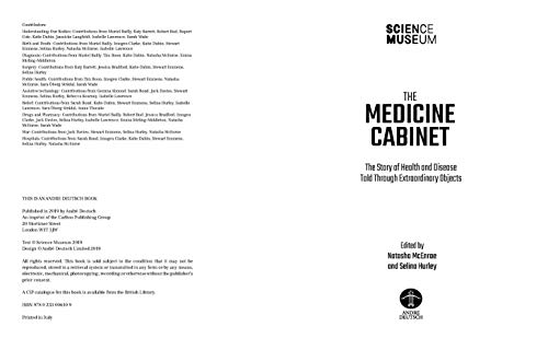 Science Museum: The Medicine Cabinet: The Story of Health and Disease Told Through Objects