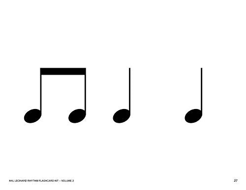 Rhythm Flashcard Kit Volume 2  Whole Group Music Activities for Classroom Learning  64 Laminated Cards with Games for Rhythm Reading and Notation Practice (Hal Leonard Rhythm Flashcard Kit)