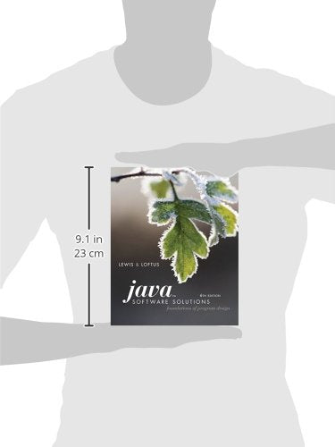 Java Software Solutions: Foundations of Program Design