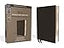 NIV, Personal Size Reference Bible, Large Print, Premium Leather, Calfskin, Black, Red Letter, Comfort Print