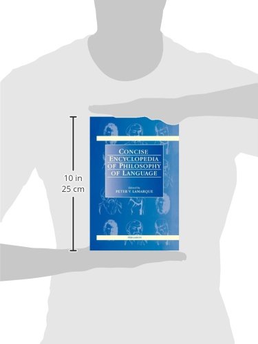 Concise Encyclopedia of Philosophy of Language — back cover