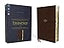 NIV, Thompson Chain-Reference Bible, Leathersoft, Brown, Red Letter, Thumb Indexed, Comfort Print