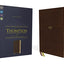 NIV, Thompson Chain-Reference Bible, Leathersoft, Brown, Red Letter, Thumb Indexed, Comfort Print
