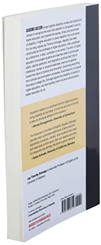 Academic Ableism: Disability and Higher Education (Corporealities: Discourses Of Disability)