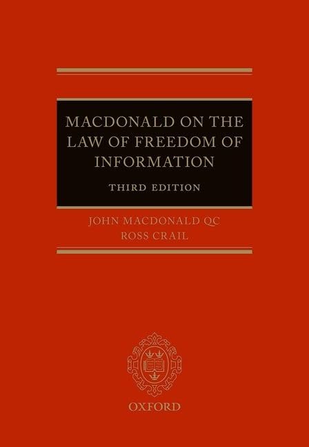 The Law of Freedom of Information