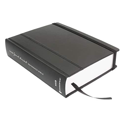 NASB, Journal the Word Reference Bible, Hardcover, Black, Elastic Closure, Red Letter, 1995 Text, Comfort Print: Let Scripture Explain Scripture. Reflect on What You Learn.