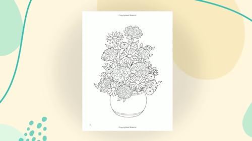 Floral Bouquets Coloring Book (Dover Nature Coloring Book)