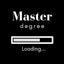 Loading Master Degree Notebook: a empty journal notebook for writing your master degree notes (funny academic themed notebook) / gift for grad school and master degree students