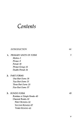 Basic Forms in Music