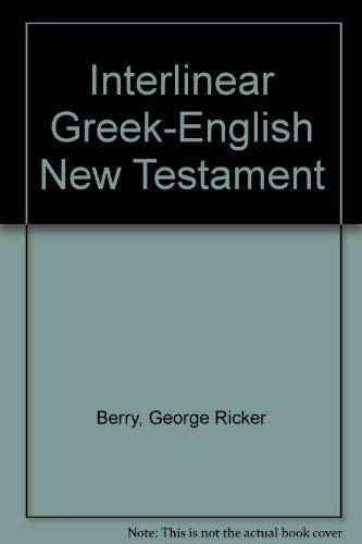 Interlinear Greek-English New Testament