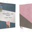 NIV, Personal Size Bible, Large Print, Leathersoft, Pink/Gray, Red Letter, Comfort Print