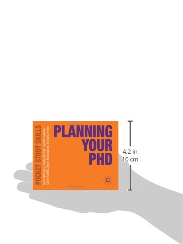 Planning Your PhD (Pocket Study Skills, 11)