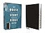 NIV, Quest Study Bible, Large Print, Bonded Leather, Black, Thumb Indexed, Comfort Print: The Only Q and A Study Bible