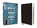 NIV, Quest Study Bible, Large Print, Bonded Leather, Black, Thumb Indexed, Comfort Print: The Only Q and A Study Bible