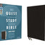 NIV, Quest Study Bible, Large Print, Bonded Leather, Black, Thumb Indexed, Comfort Print: The Only Q and A Study Bible