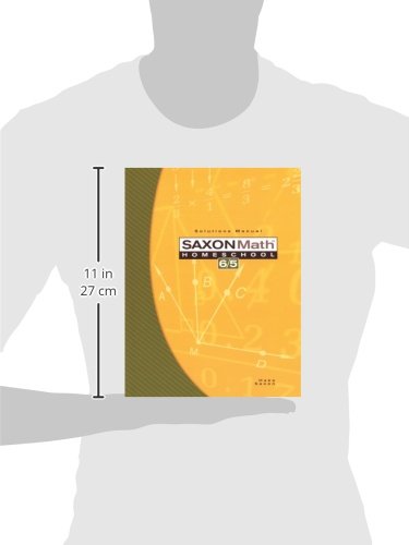 Saxon Math 6/5: Homeschool- Solutions Manual, 3rd Edition