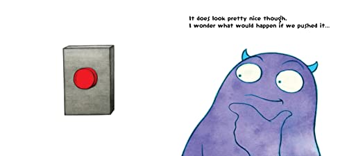 Don't Push the Button!: A Funny Interactive Book For Kids