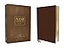 NASB, Thinline Bible, Genuine Leather, Buffalo, Brown, Red Letter, 1995 Text, Comfort Print