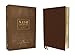 NASB, Thinline Bible, Genuine Leather, Buffalo, Brown, Red Letter, 1995 Text, Comfort Print