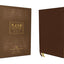 NASB, Thinline Bible, Genuine Leather, Buffalo, Brown, Red Letter, 1995 Text, Comfort Print