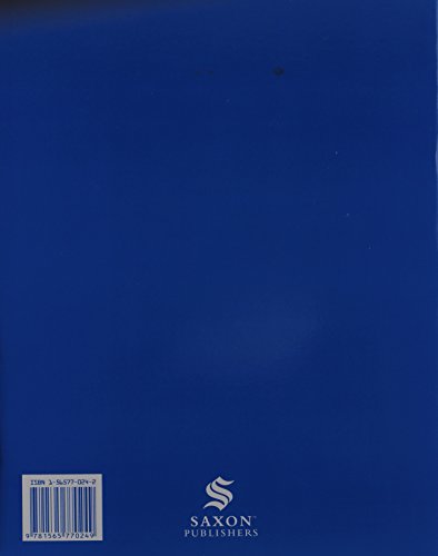 Saxon Math 3: An Incremental Development, Home Study Meeting Book