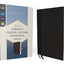 NIV, Compact Center-Column Reference Bible, Leathersoft, Black, Red Letter, Comfort Print