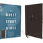 NIV, Quest Study Bible, Leathersoft, Black, Thumb Indexed, Comfort Print: The Only Q and A Study Bible