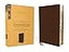 KJV, Thompson Chain-Reference Bible, Genuine Leather, Calfskin, Brown, Red Letter, Thumb Indexed, Comfort Print