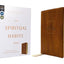 NIV, Spiritual Habits Bible, Leathersoft, Tan, Red Letter, Comfort Print: Learn to Live a Gospel-Centered Life