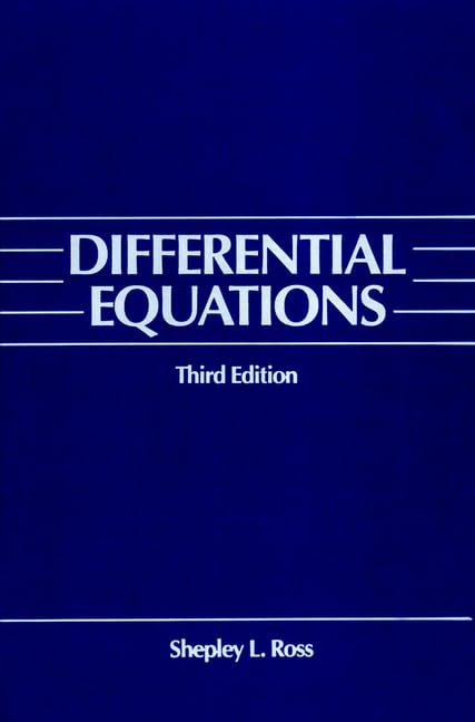 Differential Equations 3e