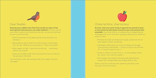 100 First Words for Toddlers: English-French Bilingual: A French Book for Kids